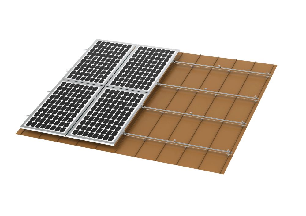 Tin Roof Cliplock Solar Mounting System