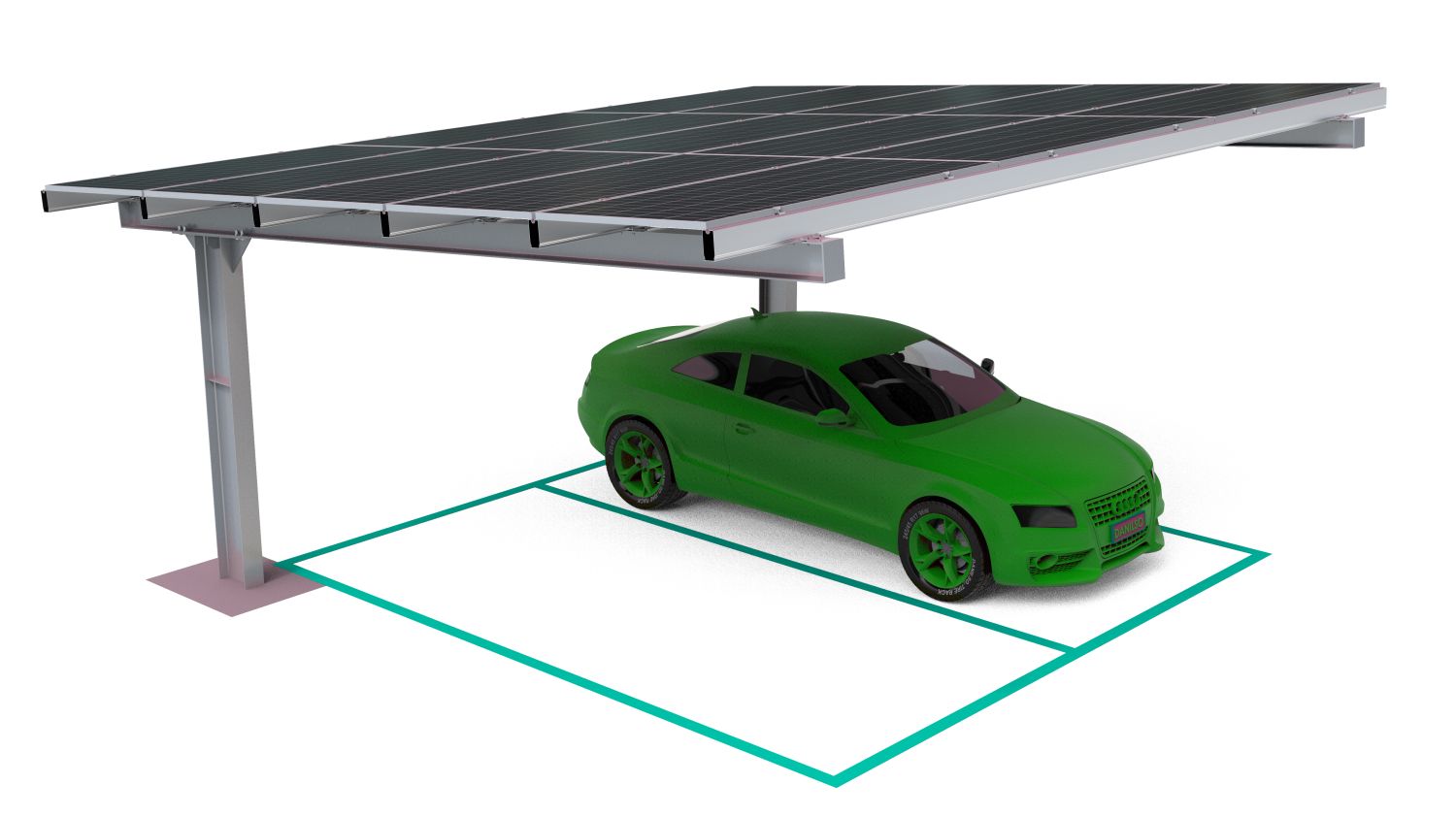 Car shed platform