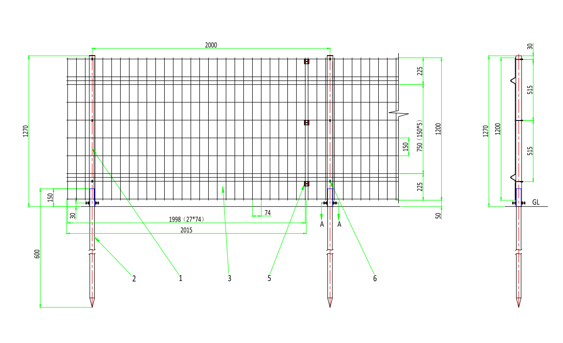 Screw Type Fence